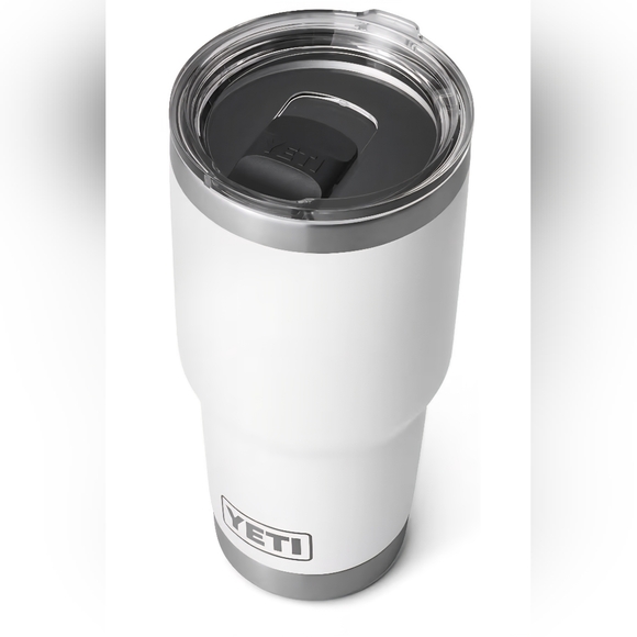 YETI Rambler 30oz Stainless Steel Vacuum Insulated Tumbler w/MagSlider Lid White - Picture 2 of 8